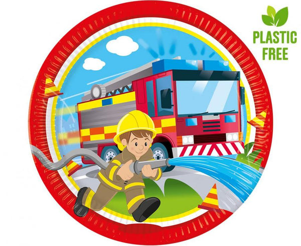 Papirnati krožniki - Gasilec