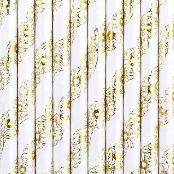 Papirnate Slamice - Gold