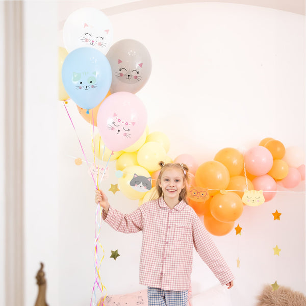 Latek baloni mucek - 6 kom