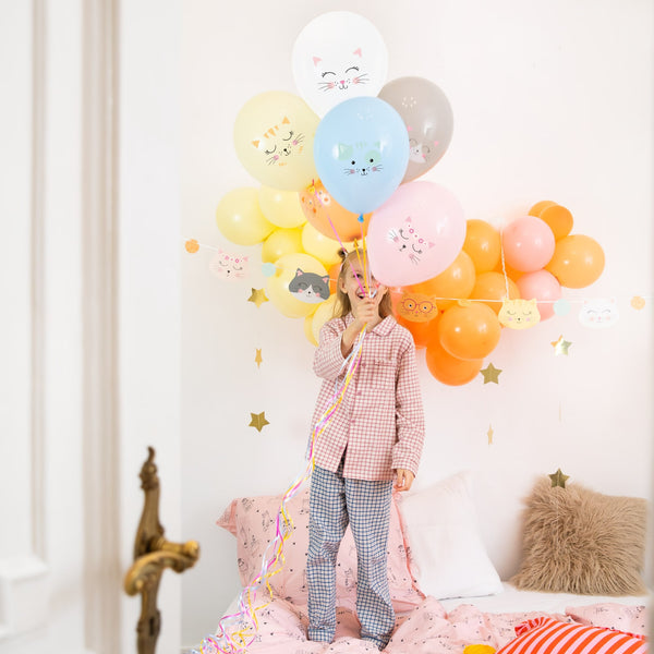 Latek baloni mucek - 6 kom