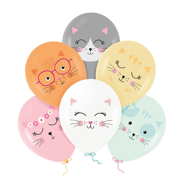 Latek baloni mucek - 6 kom