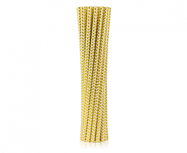 Papirnate slamice - Gold chevron