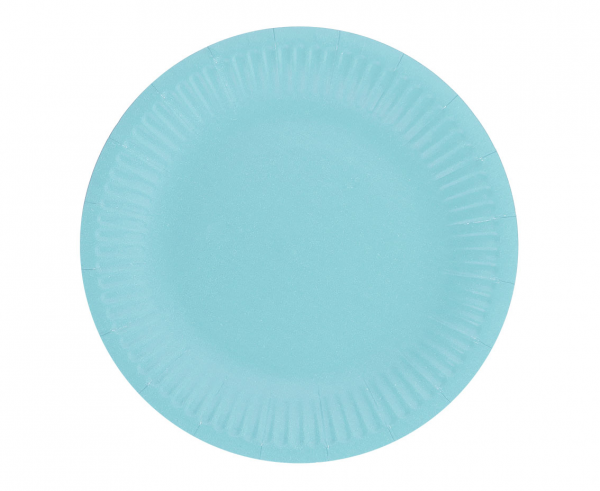 Papirnati krožniki -  Modra barva