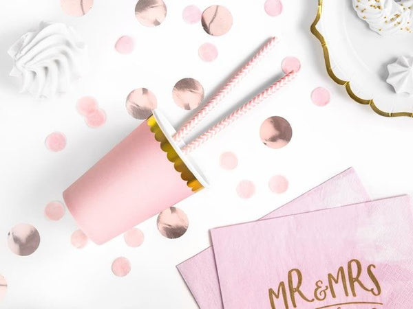 Papirnati kozarci - Roza barva