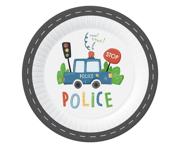 Papirnati krožniki - Policija 23cm