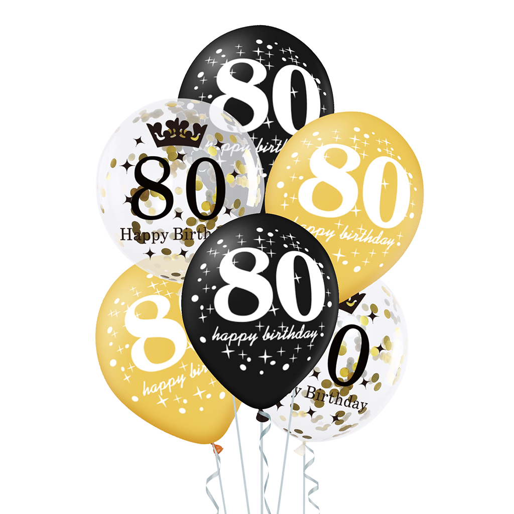 80. rojstni dan – baloni in dekoracija | Mojbalon