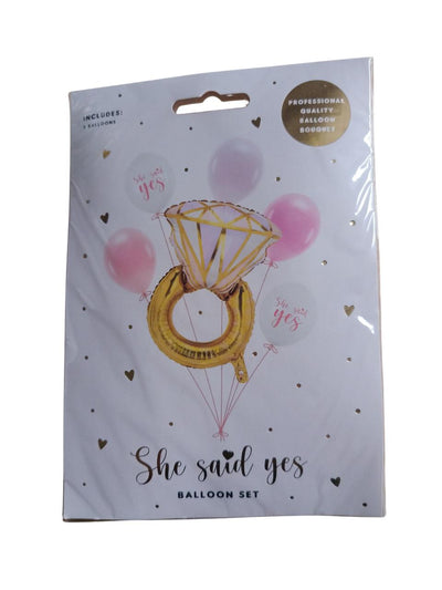 Set balonov za dekliščino - roza, bela in zlata barva