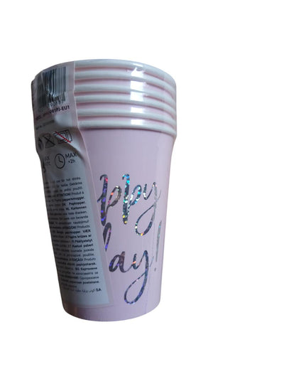 Papirnati kozarci - Vse najboljše, roza