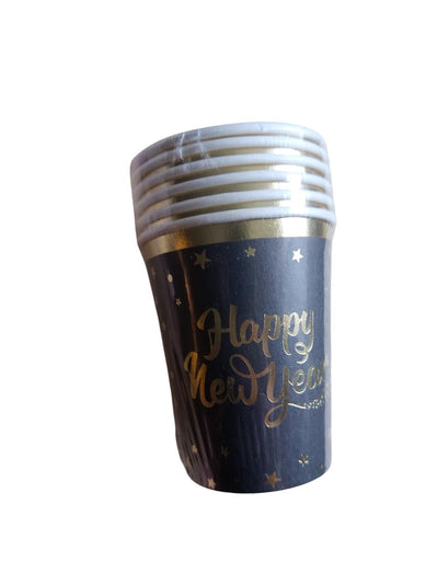 Papirnati kozarci - Happy new year, 6kom