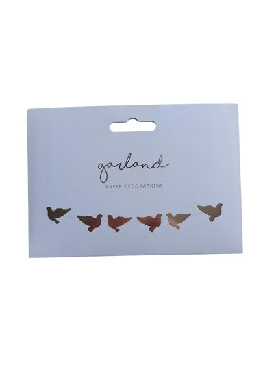 Viseča girlanda - zlati ptički, 200cm