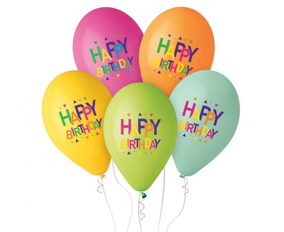 Baloni iz lateksa, za rojstni dan, trikotniki 30cm