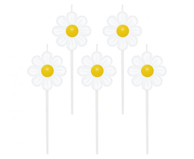 Svečke za torto - Rože, 5 kom