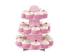 Stojalo za muffine - roza