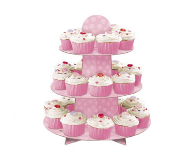 Stojalo za muffine - roza