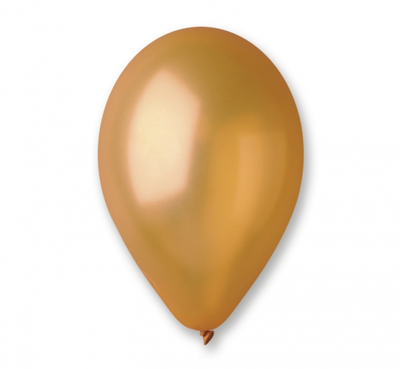 Baloni iz lateksa - Zlata barva metalik, 30cm
