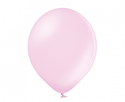 Baloni iz lateksa - Svetlo roza barva metalik, 25cm