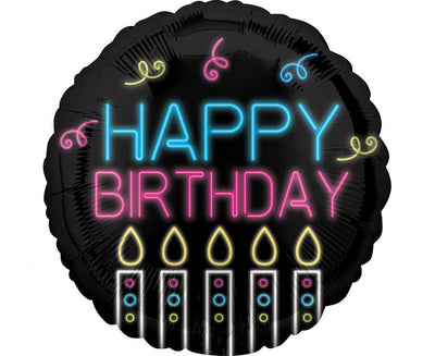 Balon folija - Happy birthday, 43 cm