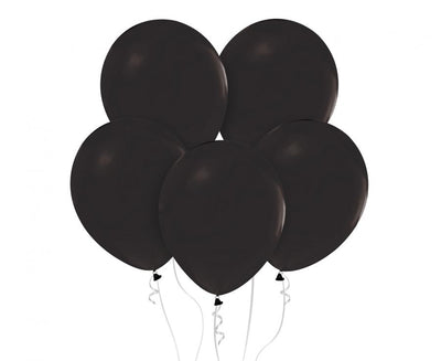 Balon iz lateksa, črni , 30 cm, 10 balonov - Mojbalon