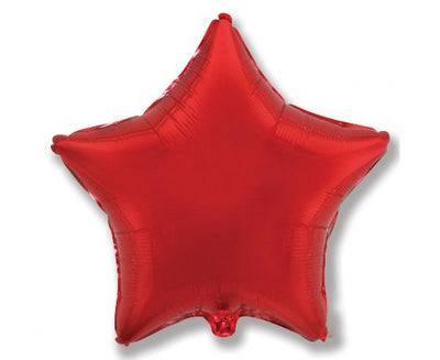 Balon folija Zvezda, rdeča barva, 47cm - Mojbalon