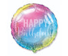 Balon folija - Happy Birthday, mavrični, 48 cm - Mojbalon