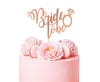 Topper za torto - Bride to be, rose gold