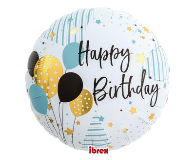 Balon folija - Happy Birthday, baloni, 35 cm
