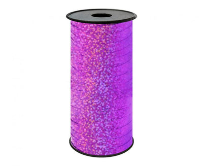 Trak za balone 92m, holografski, roza barva