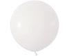 Jumbo balon, bela barva, 1 kom