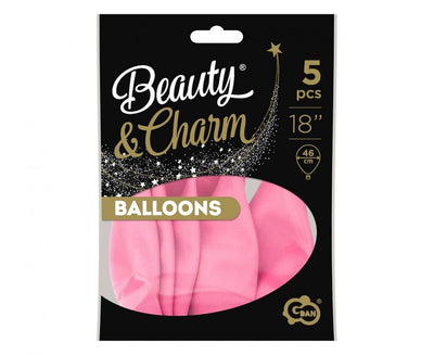 Balon iz lateksa, pastelno roza , 46 cm, 5 balonov