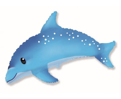 Balon folija - Delfin, modra barva, 70 m