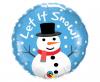 Balon folija - Snežak, Let it Snow,