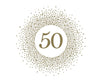 Papirnate serviete - Happy 50 Birthday - Mojbalon
