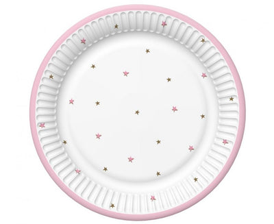 Papirnati krožniki - Zvezdice, 8 kom