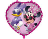 Folija Balon V Obliki Srca - Minnie Mouse