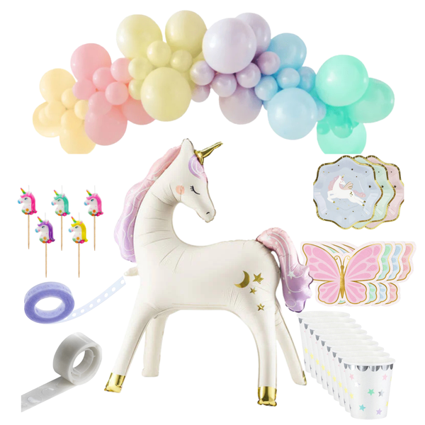 Rojstnodnevni set - PREMIUM komplet samorog konjiček