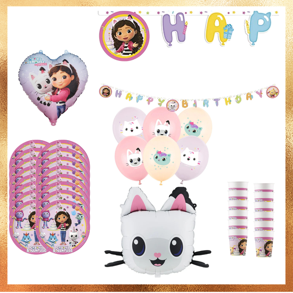 Rojstnodnevni set - Premium komplet Gabijina mačja hišica