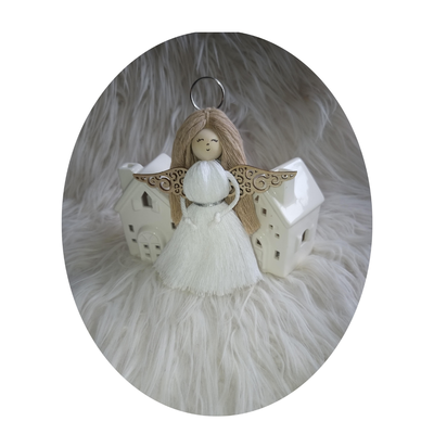 Obesek - Angel za srečo, ročno delo - Mojbalon
