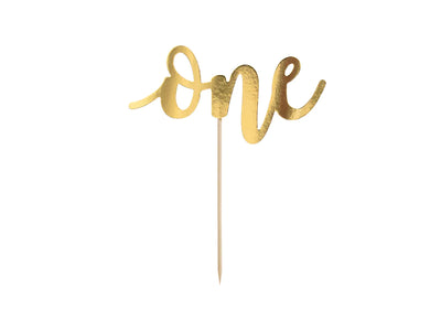 Topper Za Torto - One, Gold