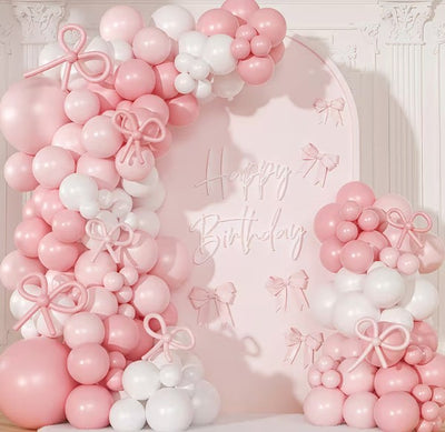 Girlanda iz balonov – Roza, 94 kom