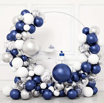 Girlanda iz balonov – modra, 148 balonov