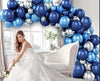 Girlanda iz balonov – modra, 102 balonov