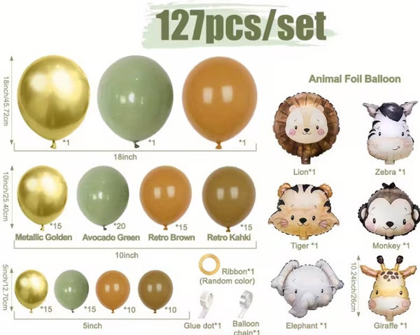 Lok iz balonov – Živali, 127 kos