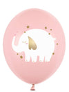 Baloni iz lateksa – Slonček, roza, 5 kom