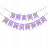 Viseč napis - Happy Birthday, vijolična barva
