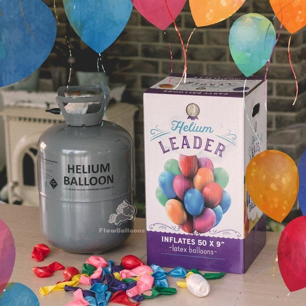 Helij za balone – velika jeklenka za 50 balonov - Mojbalon