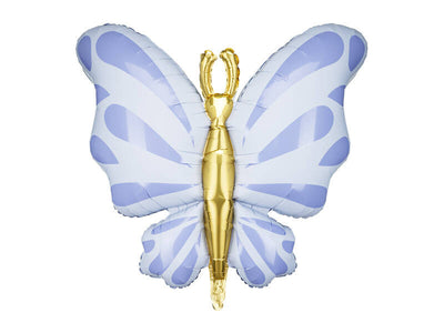 Balon folija - Metulj, modra barva, 69cm - Mojbalon