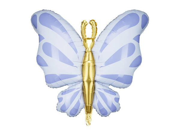 Balon folija - Metulj, modra barva, 69cm - Mojbalon