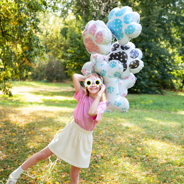 Balon folija – Kužek, rjava barva, 80 cm