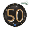 Balon folija - Številka 50, črne barva