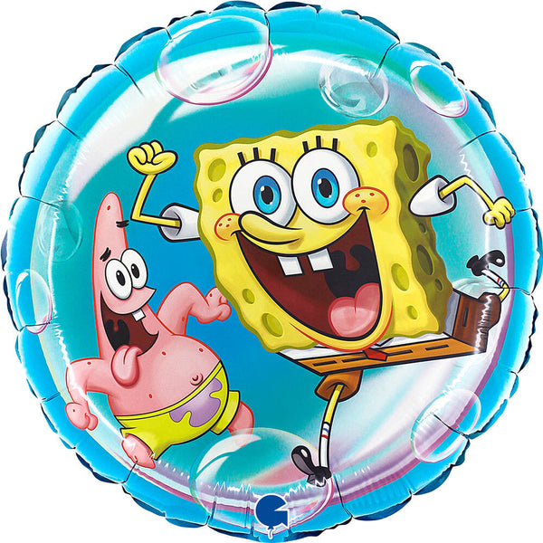 Balon folija - Spuži kvadratnik, Spongebob, 46 cm